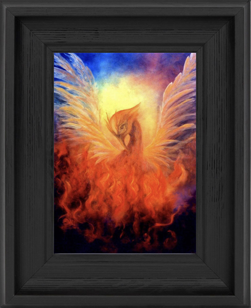 MARINAPETRO's tweet photo. PHOENIX RISING Framed art print from the original oil painting at my Etsy Shop here: https://t.co/DKxkk2guwm
The beauty and power of the Phoenix Rising is depicted in this painting. https://t.co/KuT8T7t1R8