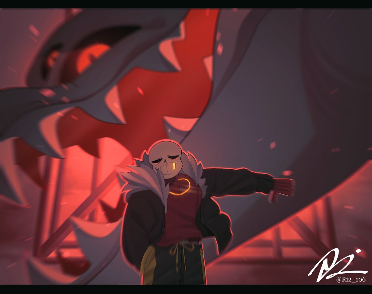 Ri2_106's tweet photo. ＊Be careful not to get bite💀

#undertaleAU #fellsans https://t.co/Li8y7bvtiw