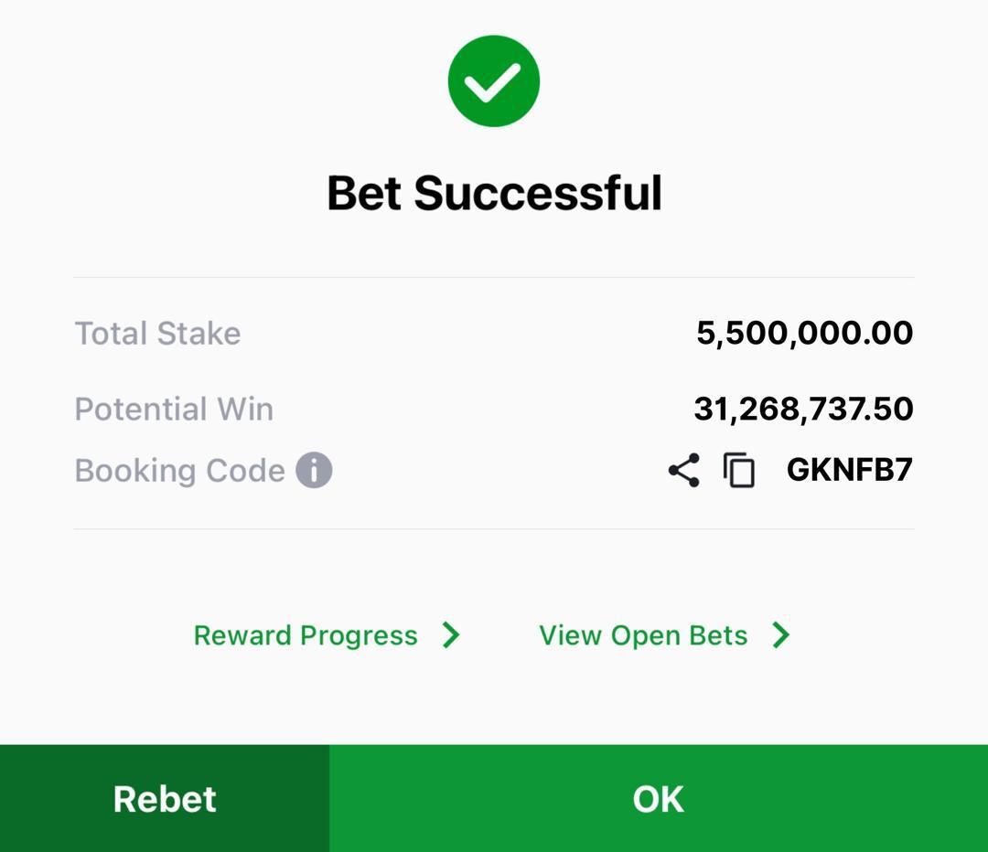 GKNFB7

Sportybet code. Play it same way and thanks me later. Don't forget to thank me