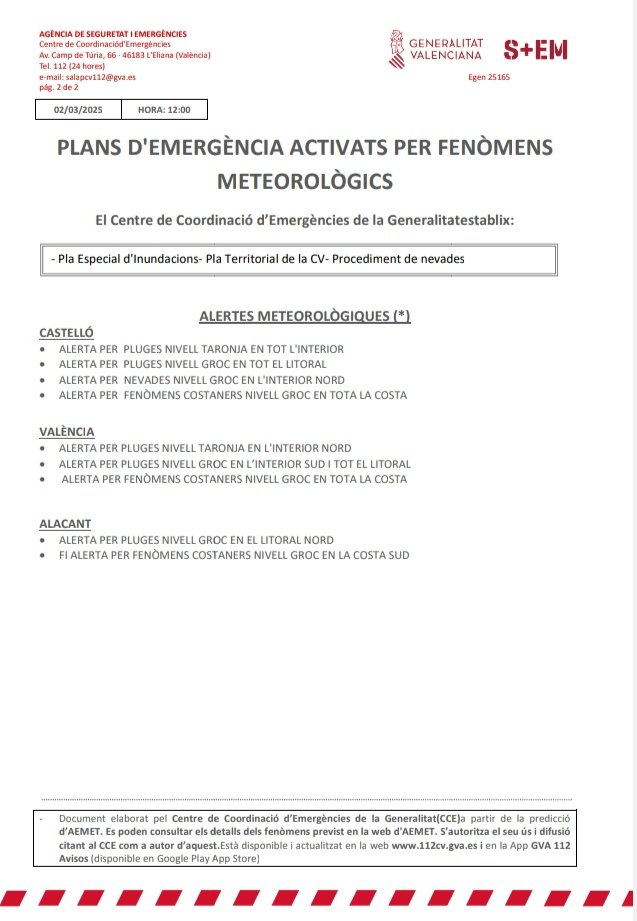 Emergències 112CV tweet media