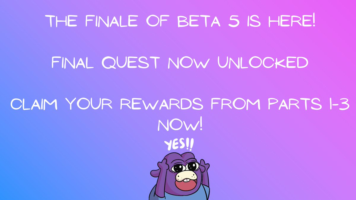 haha_app's tweet photo. 🗣️ BETA 5 (END) NOW UNLOCKED 🔓

Don't forget to claim your rewards from Parts 1-3 in your Karma &amp; Quest Screen❗️

Once the community target is reached for the final time..well...just pay attention to the discord 👀 https://t.co/eOmOOHlnrT