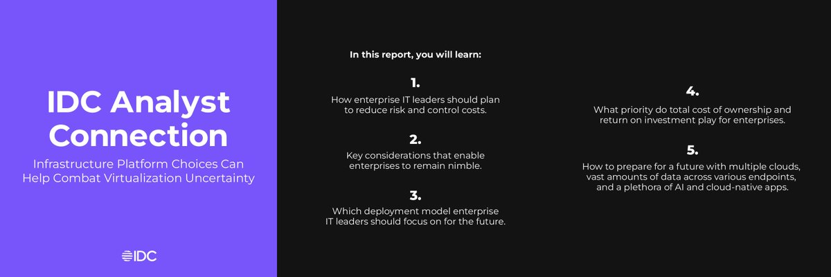 ServerlinkUK's tweet image. Virtualization challenges don’t have to hold you back. Discover strategies to:    ✔️  Reduce risk &amp;amp; control costs  ✔️  Stay agile in a changing market  ✔️  Prepare for AI &amp;amp; cloud-native apps    Learn more:  oal.lu/yYyWj