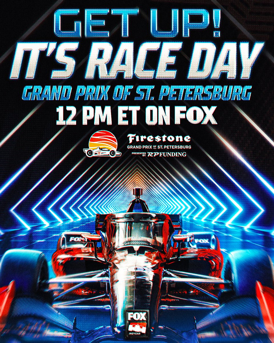 IndyCarOnFOX's tweet photo. IT'S RACE DAY FOR THE GRAND PRIX OF ST. PETERSBURG!  #INDYCAR https://t.co/2Q2g62mBGC