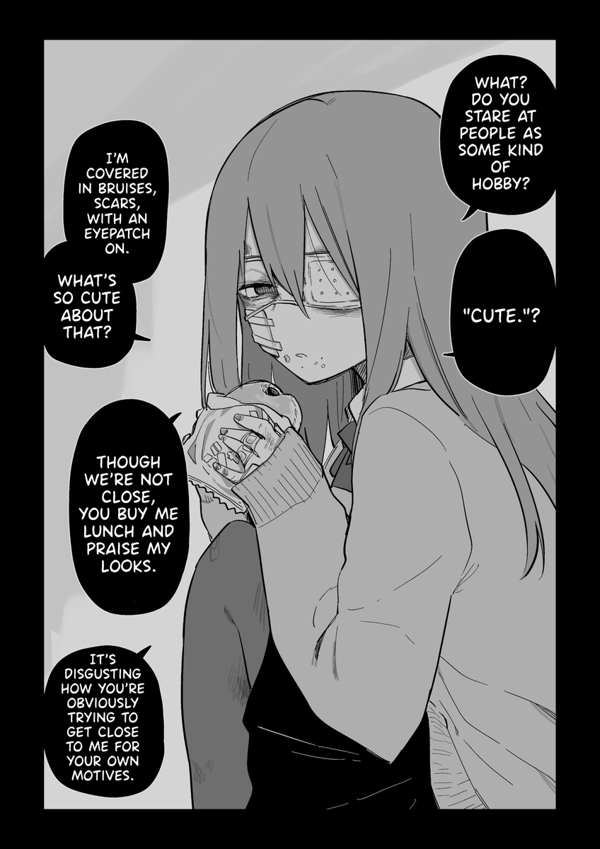 @kugatu28 English Version! [My girlfriend, who used to be covered in bruises, likes jam buns.] 