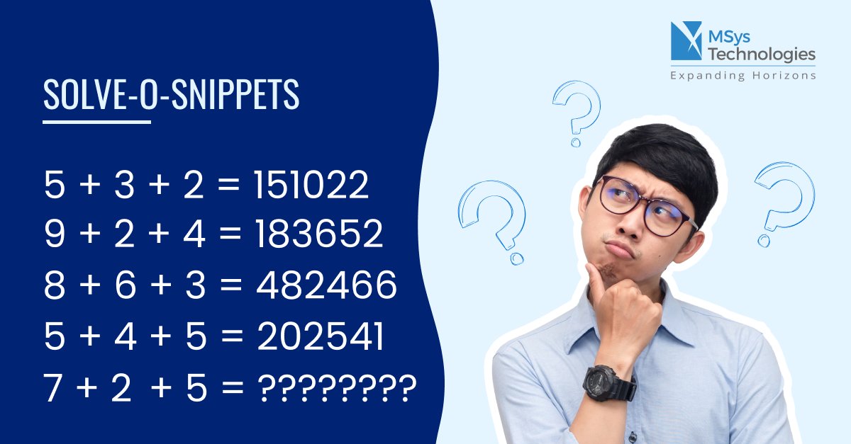 AziroTech's tweet image. Put on your thinking cap! 

Can you solve this tricky riddle? Leave your answer in the comments below! 

#RiddleMeThis #BrainTeaser #SolveOSnippets #RiddleRoundup #SolvethePuzzle