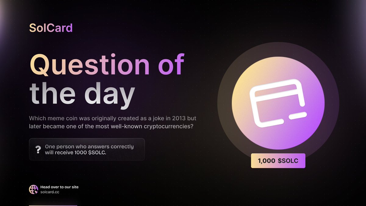 Question of the day ‼️

We will pick one winner in 7 days 🏆