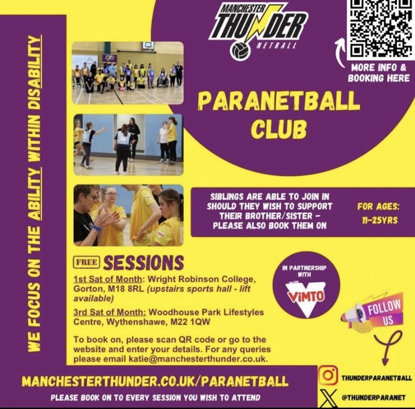 Thunder ParaNetball (@thunderparanet) on Twitter photo A great session working on movement & use of space this week-some GREAT work from this bunch πͺSmall in number but not in energy or fabulous netball! π€ππ
Anyone fancy joining us welcome get in touch <a href="/thundernetball/">Manchester Thunder</a> <a href="/vimto/">Vimto</a> <a href="/EnglandNetball/">England Netball</a> #Netball4All #seeABILITYindisability A great session working on movement & use of space this week-some GREAT work from this bunch πͺSmall in number but not in energy or fabulous netball! π€ππ
Anyone fancy joining us welcome get in touch <a href="/thundernetball/">Manchester Thunder</a> <a href="/vimto/">Vimto</a> <a href="/EnglandNetball/">England Netball</a> #Netball4All #seeABILITYindisability