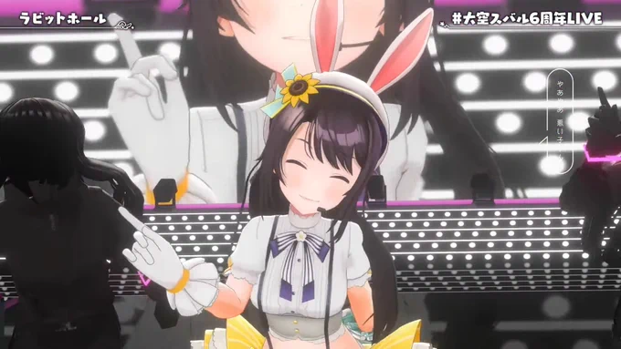 これはスバニー来るのでは、、、!!!👯‍♀️

#大空スバル6周年LIVE 