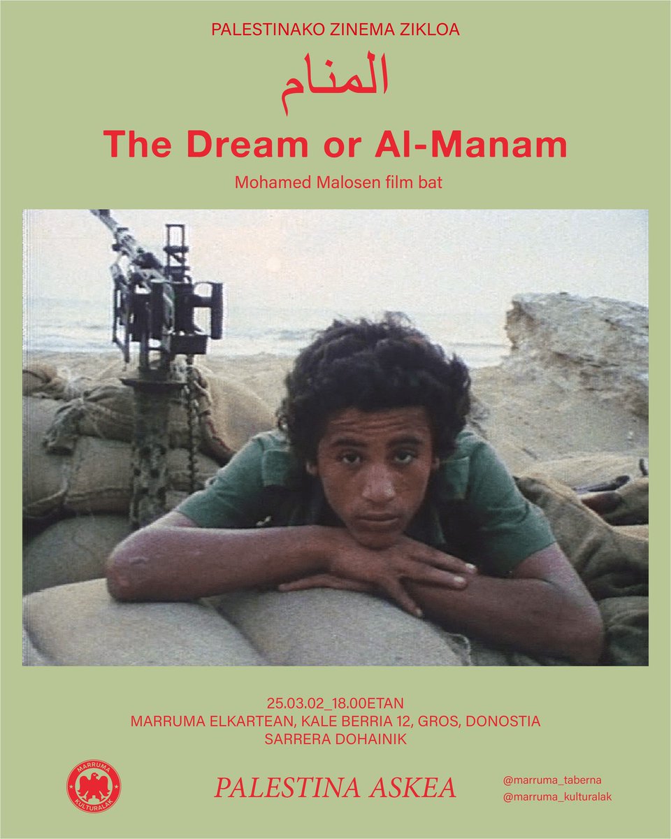 🇵🇸 Gaur Palestinaren zine zikloarekin jarraituko dugu
🕕 18:00
📍 Marruma elkartea
(Kale berria 12, Gros)