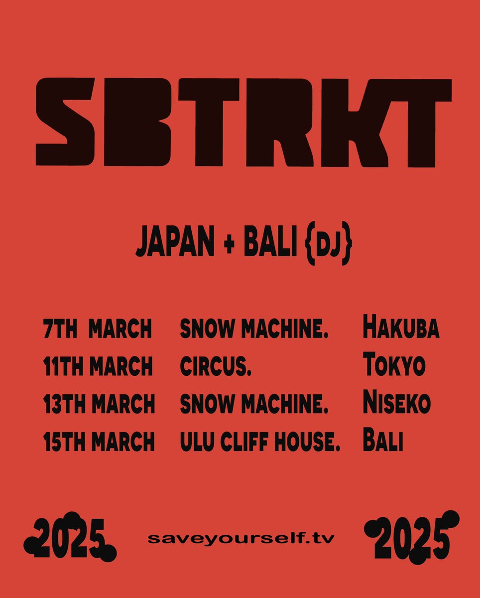 JAPAN + BALI !! NEW TOUR DATES ADDED 👀
saveyourself.tv