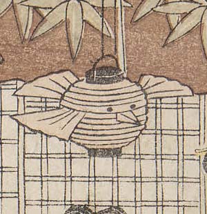 喜多川祭魚筆‐松の下宴図 喜多川歌麿による浮世絵「Boats with Fishing Parties」