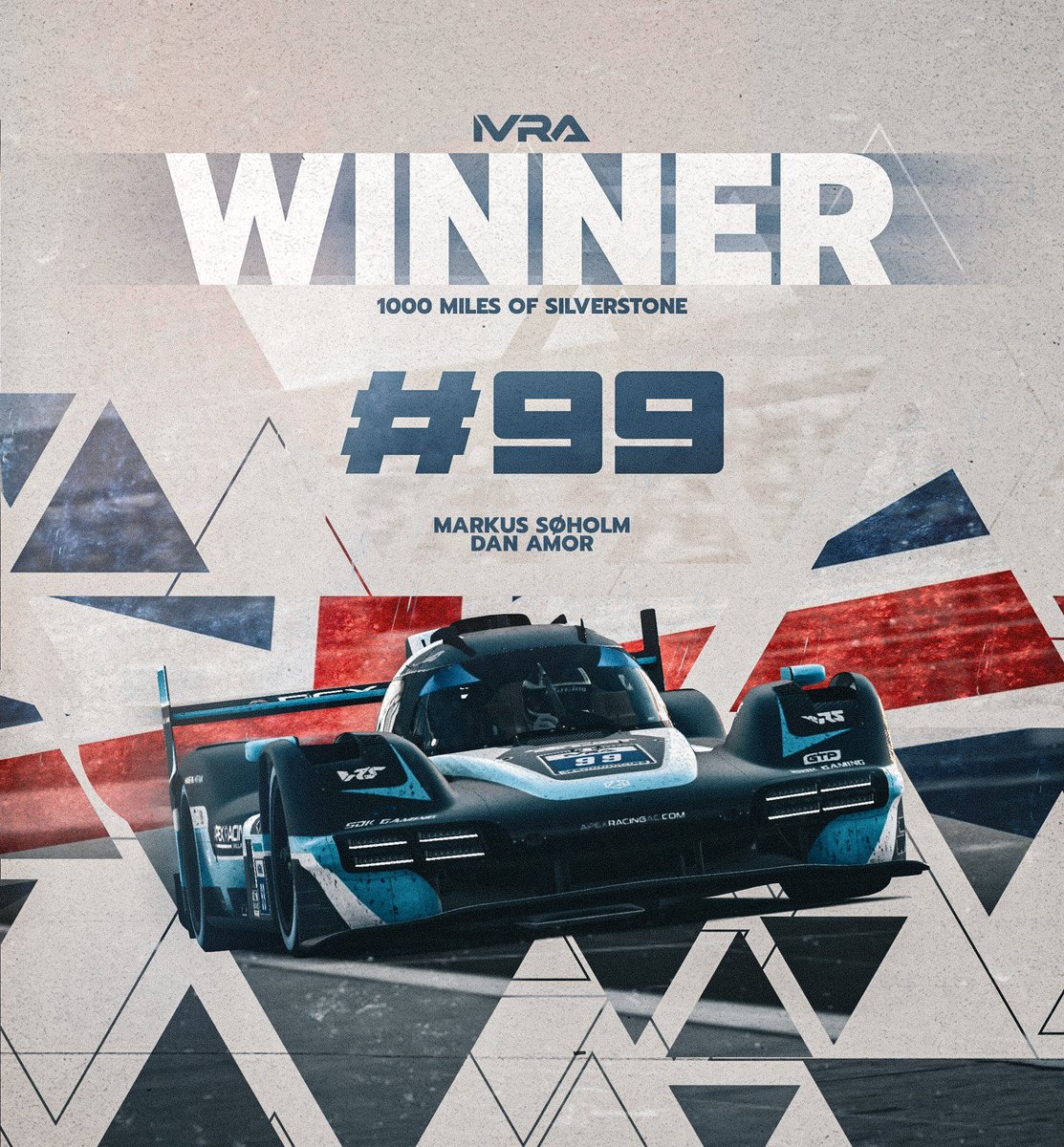 Markus Søholm (@markussoholm) on Twitter photo GTP WINNERS🥇🏆
Finally taking home a win in the IVRA Endurance series after a long race filled with safety cars, rain and a red flag🏁👀
Never quite raced in a race like this so happy to bring it home in first🏅😅
<a href="/apexracingteam/">Apex Racing Team</a> GTP WINNERS🥇🏆
Finally taking home a win in the IVRA Endurance series after a long race filled with safety cars, rain and a red flag🏁👀
Never quite raced in a race like this so happy to bring it home in first🏅😅
<a href="/apexracingteam/">Apex Racing Team</a>
