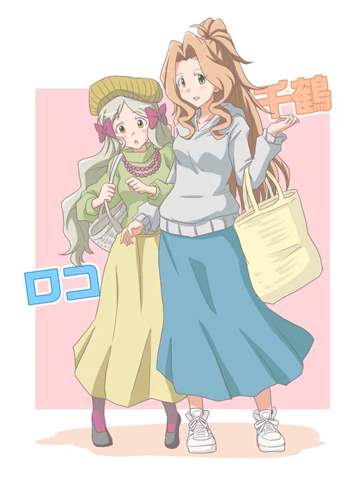 フォトンPさんのちづロコを描いてみました。ちづロコは癒されますわ～。 