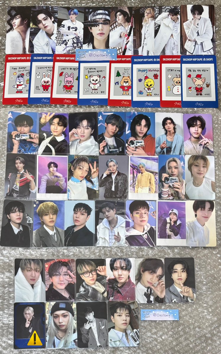 OqoNmg's tweet photo. 【交換】 Stray Kids スキズ  合 HOP ATE giant 封入・特典トレカ

譲:画像1

求:画像2 ユニットトレカ🐰🦊・🐰🐿️
（当方）n:1🉑

⚠️裏面初期難あり

郵送希望📮
お気軽にお声掛けください https://t.co/tmNoAkmdpP