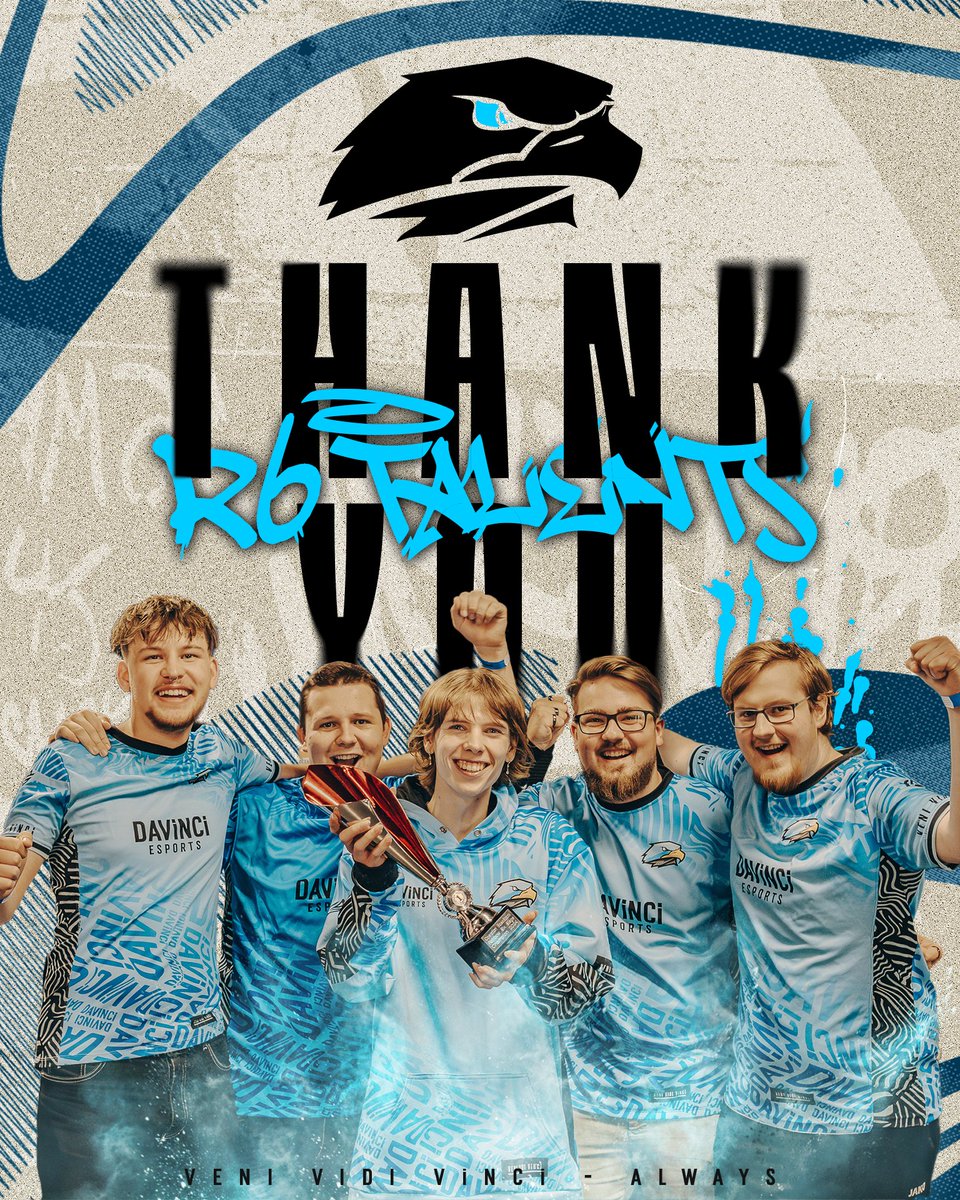 After more than 3 incredible years, it’s time to say goodbye to our R6 Talents.

From day one, you gave it your all - passion, dedication, and countless hours of hard work. Through every challenge and every victory, you made us proud. 💙

We can’t thank you enough for the
