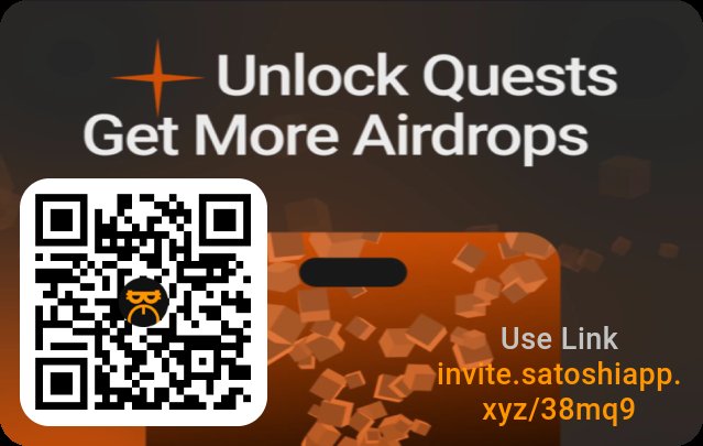 ChaoBikashB's tweet photo. https://t.co/WzBRXiLryD 
Join me on Satoshi App, trusted by 16M+ users. Earn free tokens from top web3 projects. It's quick and easy to sign up. Let's grow our crypto portfolios together! https://t.co/YJka09g6ha