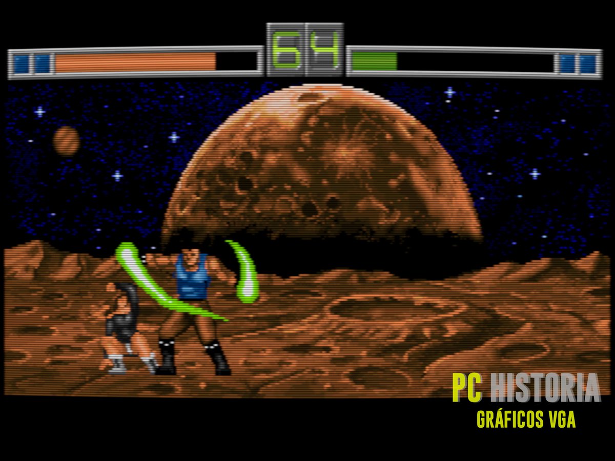 PC__Historia's tweet photo. #VIOLENTFIGHTER (#Softstar, 1994) fue un juego de lucha taiwanés para #PC. Año 2073, NY. Tres supersoldados siembran el caos. AMX Industries muta a ocho humanos en guerreros mejorados. Solo uno podrá detener la masacre. Lucha 1vs1, golpes especiales y tres jefes finales.
