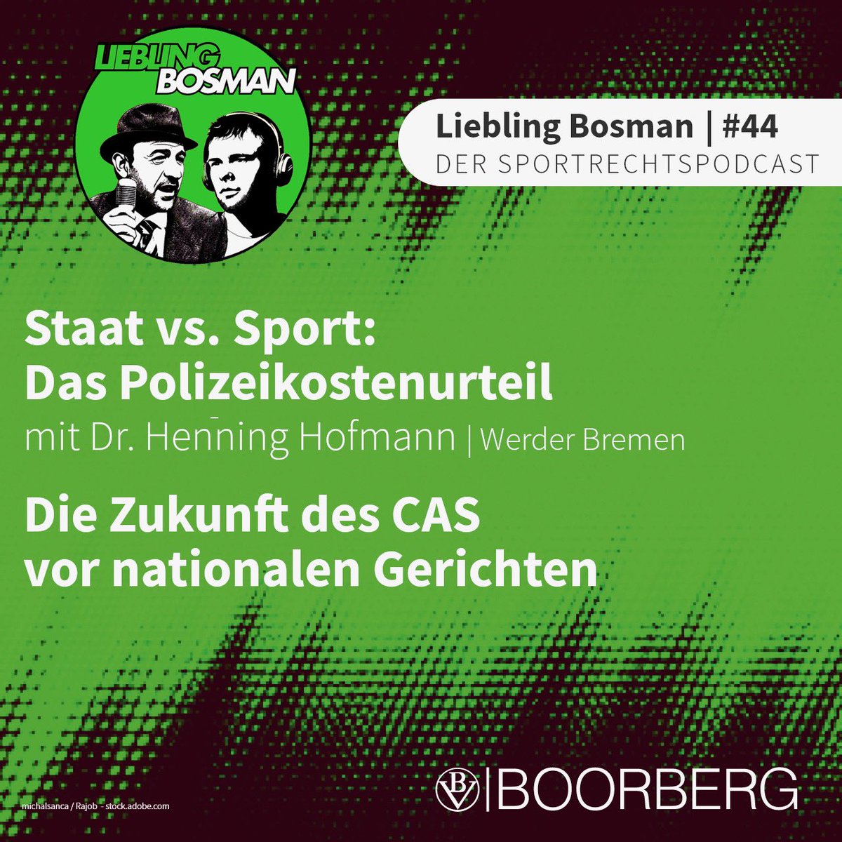 "Die Würde des Menschen ist unantastbar" ... und wir sind mit einer neuen Folge live.

Themen:
„Staat vs. Sport: 
Das Polizeikostenurteil mit Henning Hofmann 
&amp; 
die Zukunft des CAS vor nationalen Gerichten - die Schlussanträge der GAin Capeta

#LieblingBosman #Folge44 #Boorberg