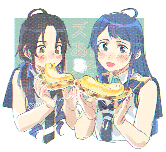 涼風(艦これ) 「チーズうまそうすぎ 」|さがみそのイラスト