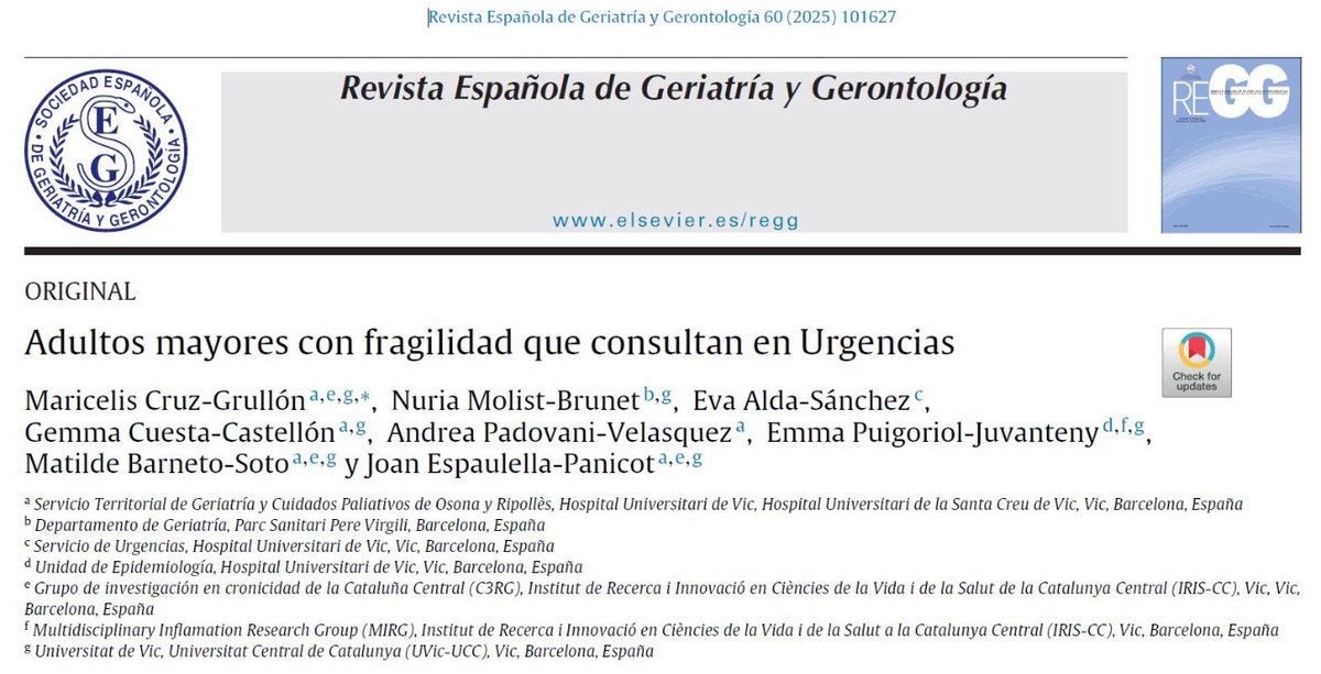 Maricelis Cruz (@maricelis24) on Twitter photo ADULTOS MAYORES CON FRAGILIDAD QUE CONSULTAN URGENCIAS
🟢Puedes ver el artículo completo aquí 👉:
authors.elsevier.com/a/1kcGJ,4pFt-z…
📣📣📣📣📣📣📣📣📣📣📣📣📣
<a href="/numobr/">Núria Molist</a> <a href="/Dina44331835/">Dina</a> <a href="/Gemmacc7/">Gemma Cuesta</a> <a href="/apadovani90/">AndreaPadovani</a> <a href="/C3RGcat/">C3RG (Grup Recerca Cronicitat Catalunya Central)</a> ADULTOS MAYORES CON FRAGILIDAD QUE CONSULTAN URGENCIAS
🟢Puedes ver el artículo completo aquí 👉:
authors.elsevier.com/a/1kcGJ,4pFt-z…
📣📣📣📣📣📣📣📣📣📣📣📣📣
<a href="/numobr/">Núria Molist</a> <a href="/Dina44331835/">Dina</a> <a href="/Gemmacc7/">Gemma Cuesta</a> <a href="/apadovani90/">AndreaPadovani</a> <a href="/C3RGcat/">C3RG (Grup Recerca Cronicitat Catalunya Central)</a>