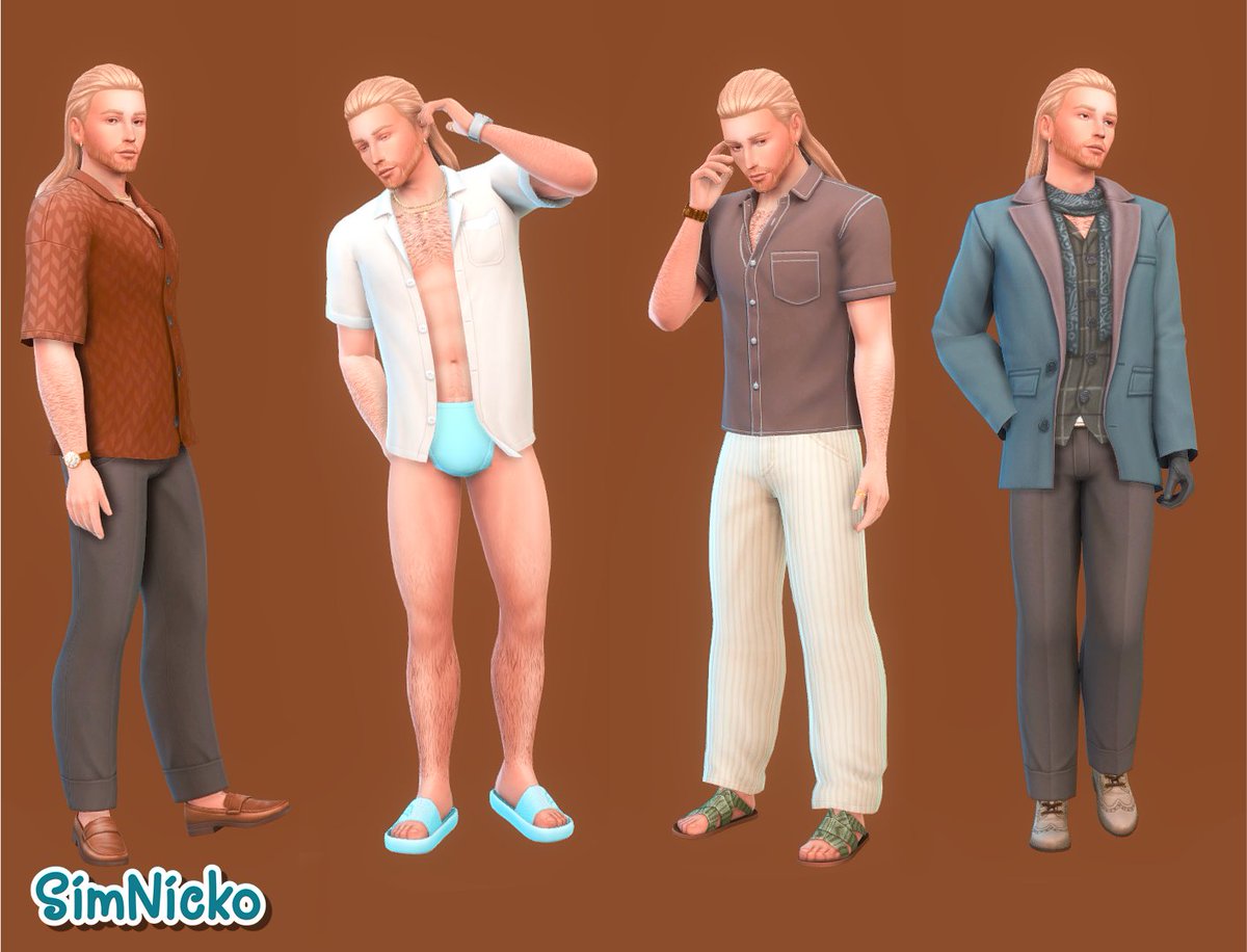 Meet Raymond Oakes. A romance consultant who is still struggling in his own love life...?  

CC list: 
Skin overlay: so creamy by <a href="/TwistedCatCC/">TwistedCat</a>
#thesims #thesims4 #simstownie
<a href="/TheSims/">The Sims</a>
<a href="/EA/">Electronic Arts</a>

Gallery ID SimNicko