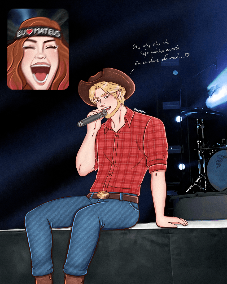 keppye_'s tweet photo. pov: você foi em um show do Mateus, e ele cantou olhando na sua direção ✨️

🌿 mais uma ilustra de EL&amp;A procês!

#entrelaçoseamassos #fanart https://t.co/Ur3xSazWut