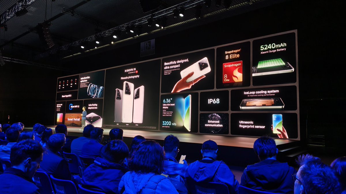 MrGadgetTech's tweet image. Questa é la sintesi dei dati tecnici di #Xiaomi15 
#XiaomiLaunch #MWC25 @Xiaomi