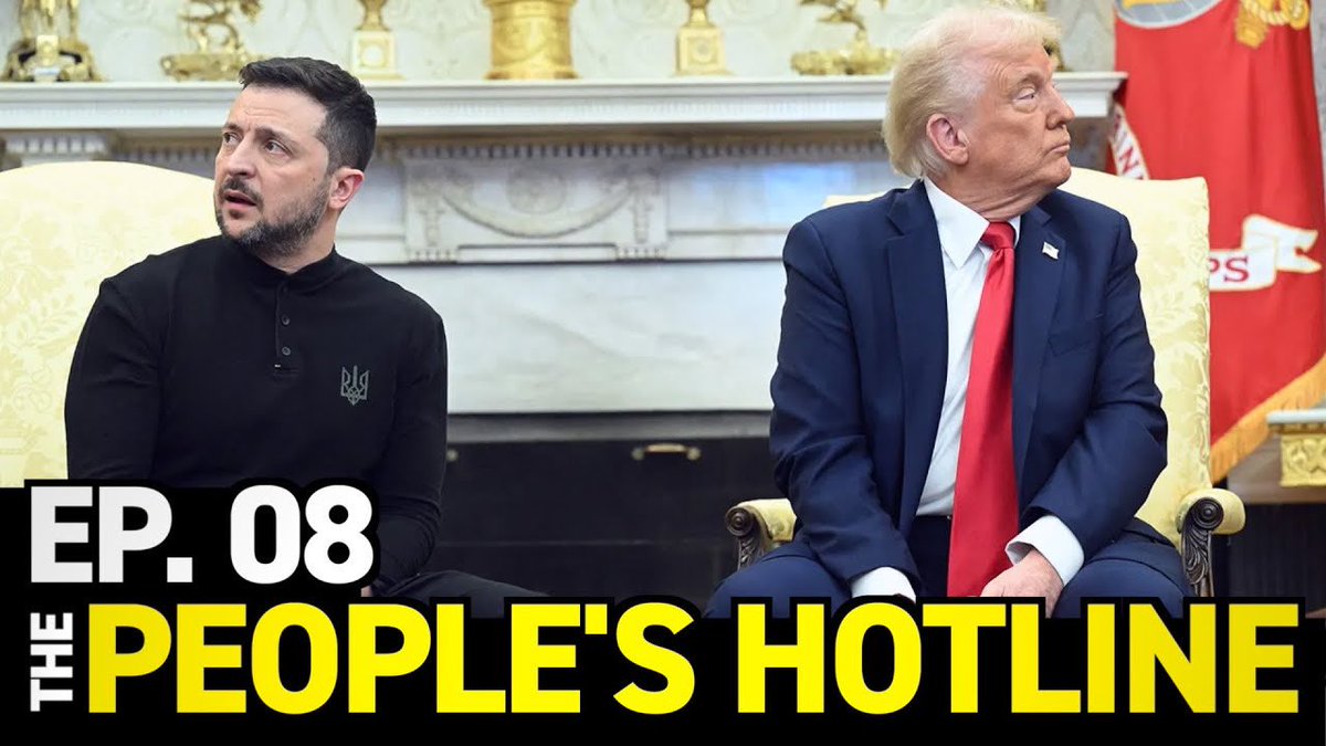 🔥 NEW: The People’s Hotline is back, and Tina Martini is NOT holding back! 

Hear her UNEDITED rant on the Trump-Zelenskyy chaos—you won’t want to miss.

☎️ Plus, callers weigh in on flipping the House and the fight for health care.

📺 Watch :youtu.be/L1UBRc72NvE?si…