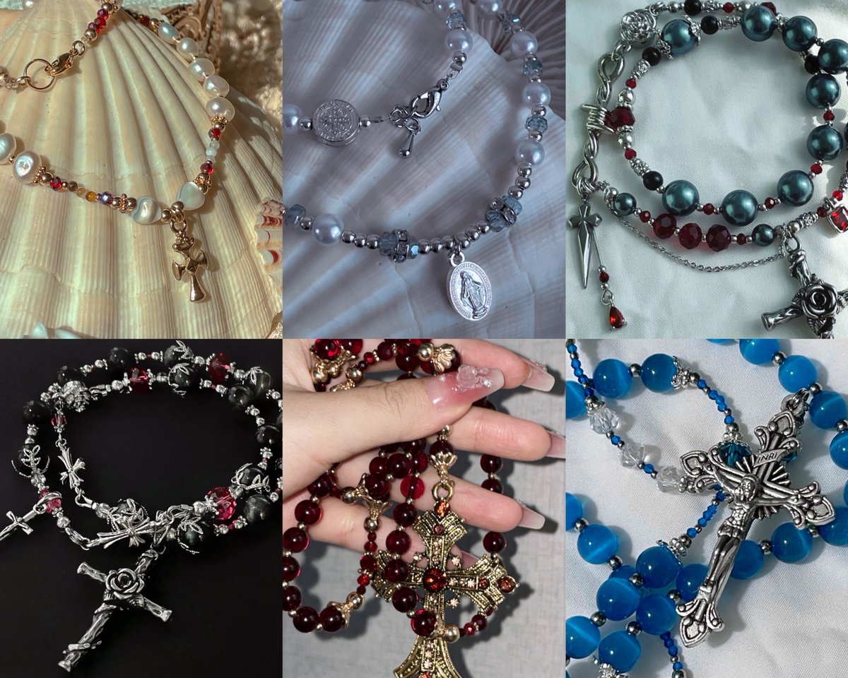 †  수려한 묵주 커미션 재개장  †

수려한 묵주 커미션 재개장 하였습니다!
타입에 따라 목걸이·팔찌로 리버시블 착용이 가능한, 묵주를 모티브로 한 악세사리 수공예 커미션입니다

🌊 dearclara.tistory.com/m/6

RT 추첨 한 분께 A타입 수려한 묵주를 만들어 드립니다
많은 관심 부탁드립니다 ෆ