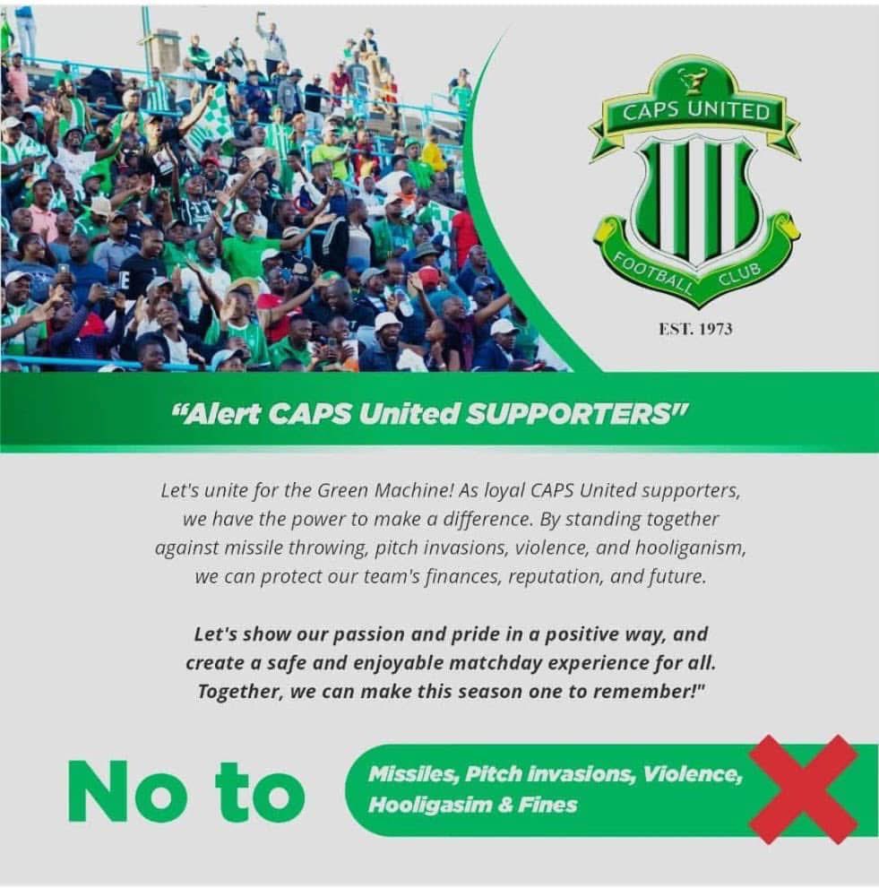 Say no to hooliganism and violence before, during, and after the match