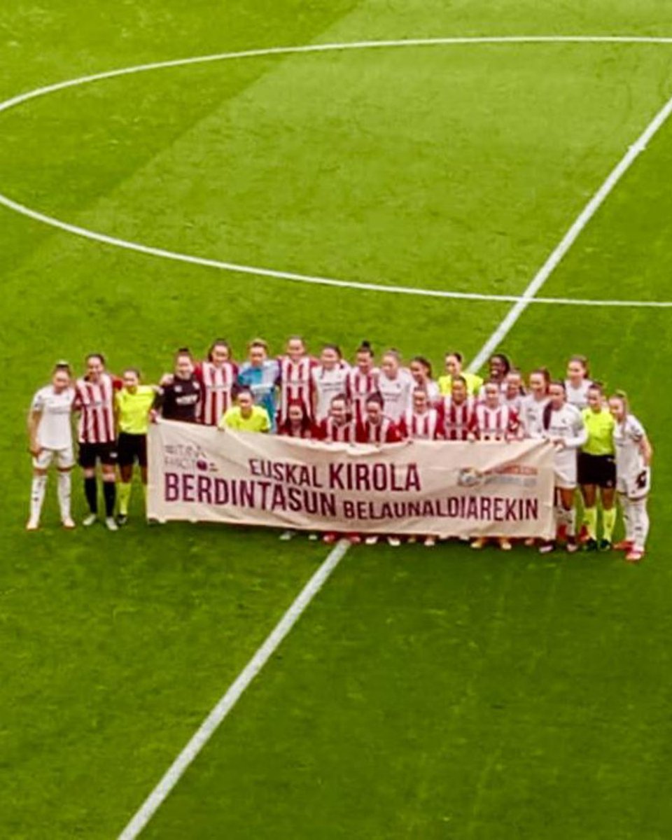 🟣 ¡El deporte vasco con la generación de la igualdad‼️ 13 equipos de de fútbol y baloncesto de élite de Euskadi mostrarán su compromiso con la igualdad entre mujeres y hombres en los partidos que jueguen en casa: loom.ly/yf5fAlE