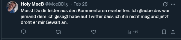 Ich lebe doch wirklich in einem Paralleluniversum, glaubt der jetzt ernsthaft, dass ich ihn schlagen wollte? 😂

Ich spiele sogar mit Karten, die mir der Bruder verkauft hat. An den Händler meines Vertrauens gibt´s nur Handküsse!