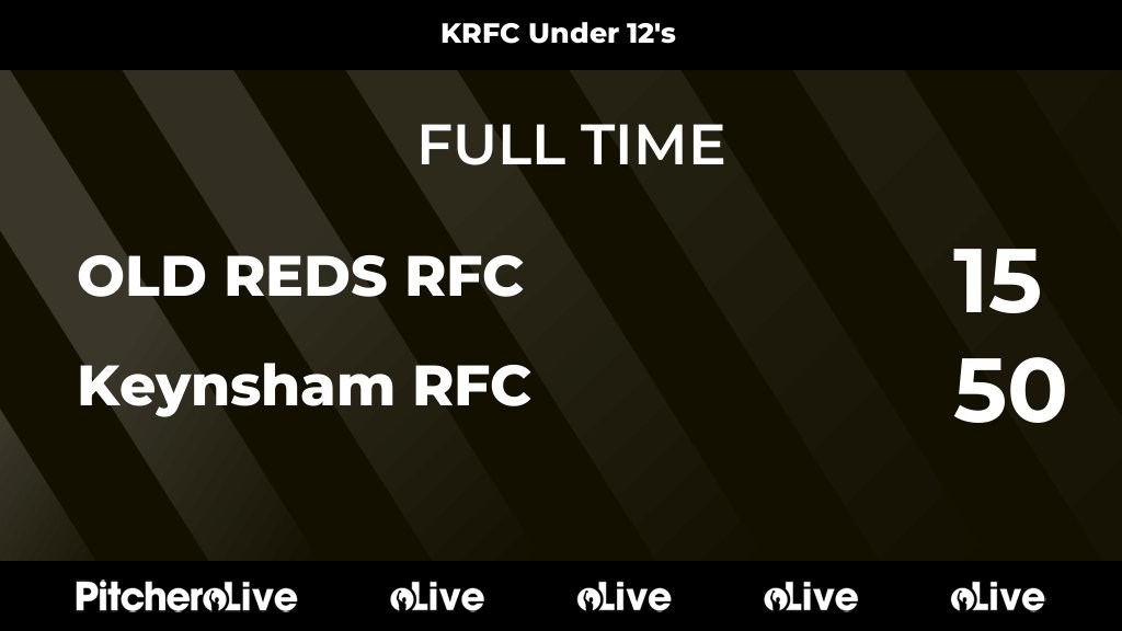 FULL TIME: OLD REDS RFC 15 - 50 Keynsham RFC
#OLDKEY #Pitchero
keynshamrfc.com/teams/254004/m…