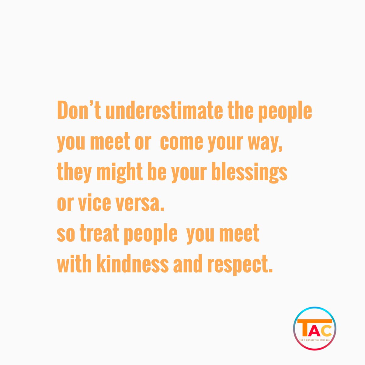 TheaconceptbyAS's tweet photo. Yep! You never know! Keep the Faith!
Have a beautiful and blessed day and a peaceful Week BEAUTIFUL PEOPLE ๐น. Hugss๐ค
#positive #vibes
#haveablessedweek
#peace #love ๐๐พ๐ .
#DC #DMV
#theaconceptbyafuasam
#theaconceptbyAS
#theaconceptbyASreadytowear .
#fashion #couture https://t.co/UIm7SYpvQ7