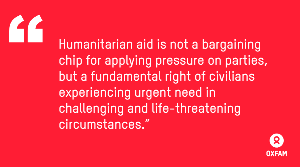 🚨REACTION: Israel’s decision to block aid to over two million Palestinians in the Gaza Strip as Ramadan begins, is a reckless act of collective punishment, explicitly prohibited under international humanitarian law.

Read our statement 👉oxf.am/4i0sW6X