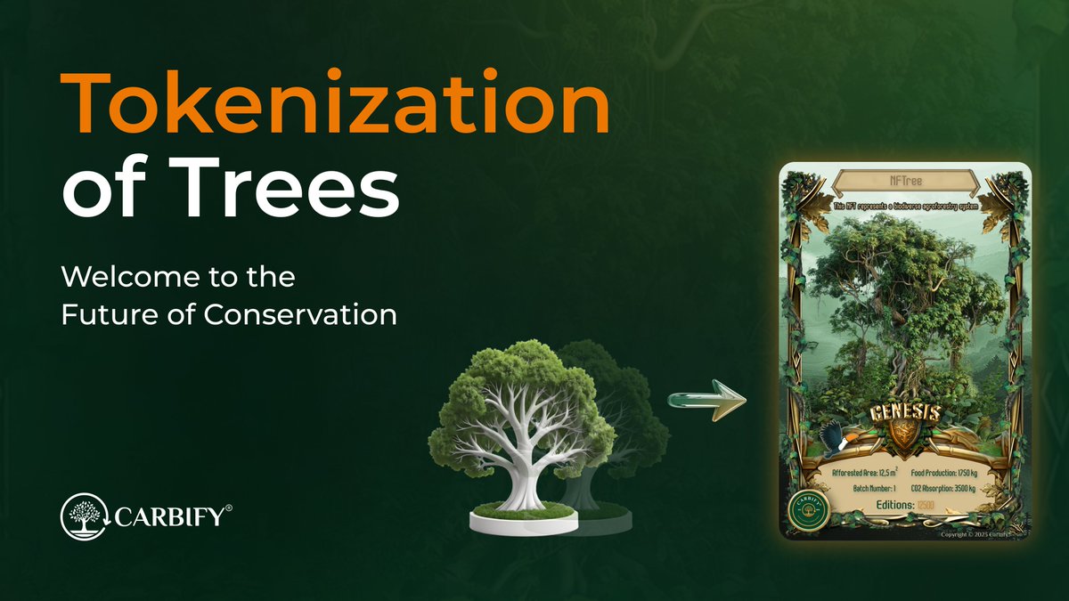 sproutlyrwa's tweet photo. 🌳 A tree isn’t a 2-year investment. It’s a decades-long asset.

With an NFTree, you don’t just earn for a cycle - you earn $aCO2 for YEARS. 📈

Think long-term. Own real value. $CBY