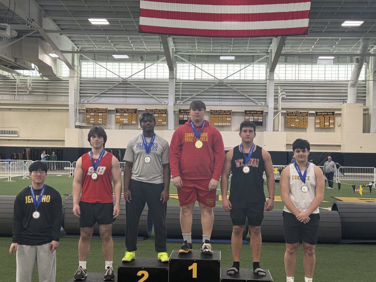 Jonathan Szymanski dominated the Long Island Elite Meet, winning both the Shot Put (56-8) and Weight Throw (64-9)! He’s now among the top throwers in the state heading into next weekend’s championships. Congrats &amp; good luck, Jonathan!