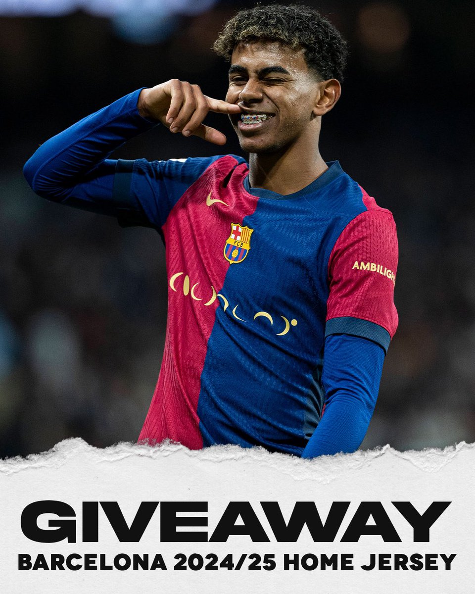 Reshad Rahman (@reshadfcb) on Twitter photo 🚨 𝐆𝐈𝐕𝐄𝐀𝐖𝐀𝐘 𝐓𝐈𝐌𝐄: It’s been a while, so let’s do this! If you want to win a Lamine Yamal home-kit, here’s your chance ✨
All you need to do is:
• Follow <a href="/pubitysport/">Pubity Sport</a> & <a href="/ReshadFCB/">Reshad Rahman</a>
• Retweet
Winner to be announced in exactly a week, good luck! 🔵🔴 🚨 𝐆𝐈𝐕𝐄𝐀𝐖𝐀𝐘 𝐓𝐈𝐌𝐄: It’s been a while, so let’s do this! If you want to win a Lamine Yamal home-kit, here’s your chance ✨
All you need to do is:
• Follow <a href="/pubitysport/">Pubity Sport</a> & <a href="/ReshadFCB/">Reshad Rahman</a>
• Retweet
Winner to be announced in exactly a week, good luck! 🔵🔴