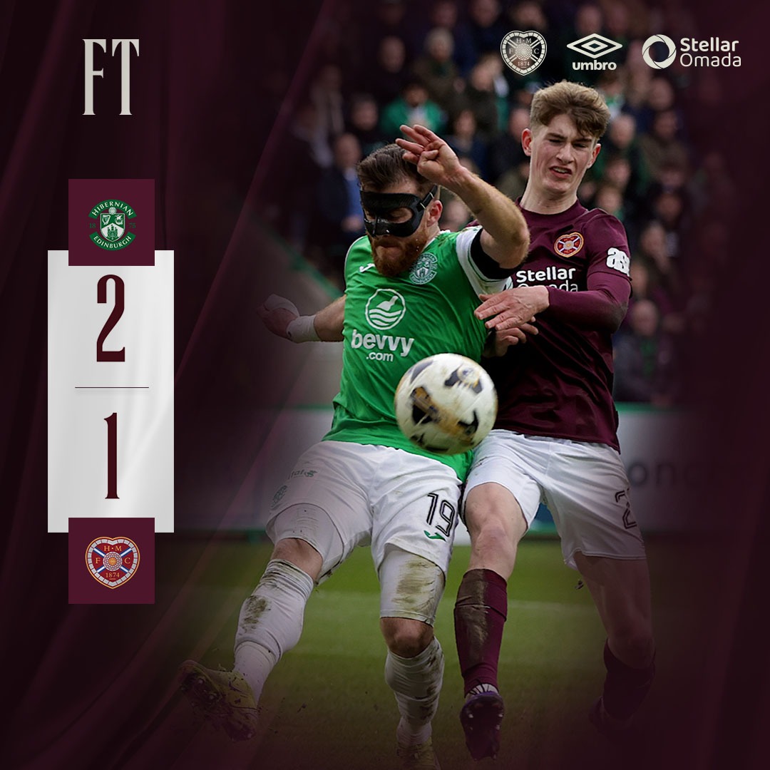 Defeat at Easter Road.