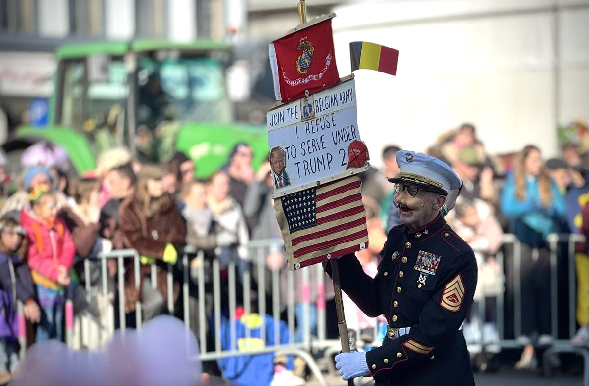 Carnivals around the world are always a great opportunity for a political comment. This from #Belgium ‘s #Aalst Carnival
#Trump