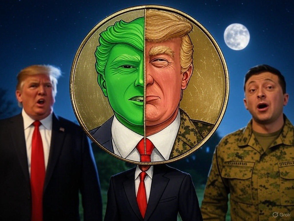 PepeZelump's tweet photo. Pzelump token is LIVE & ready to buy! Pepe’s memes, Trump’s swagger, & Zelensky’s grit in one epic coin! HODLers are going wild—don’t miss the moon Get yours now! #Pzelump #MemeCoinMania #pepezelump #trump #Zelensky #memecoin @PardonMyMeme @memecoin @McmMemecoin @cryptocomnft https://t.co/t4EdZADpvX