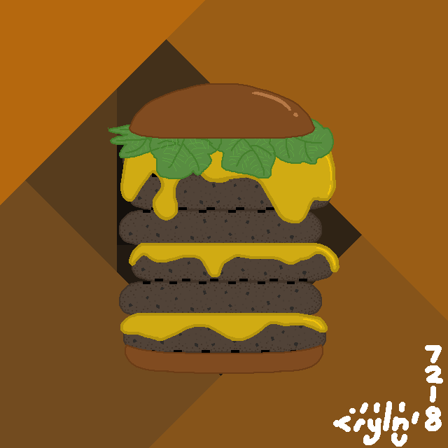 ryln7218's tweet photo. Day 24 of #rylns30daychallenge~!
Today's prompt was burger. Thank you for making me hungry -w- (tummy rumble)
Tomorrow's prompt is Eevee, and begins the hardest part of the challenge... drawing humans (/characters)
#borgar
#burger
#art
#illustration
#drawing
#food https://t.co/mKqfYqPgue