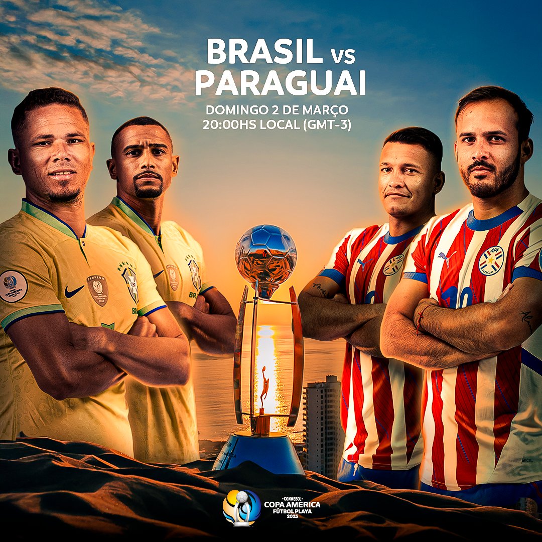 Como diria Ludmilla: É HOJE! 🇧🇷🏆🇵🇾