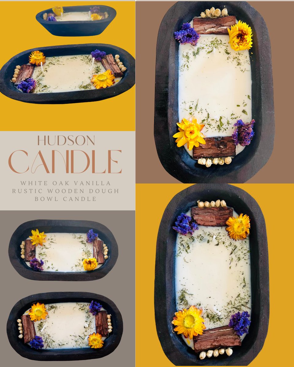 HudsonCandle's tweet image. NEW !! White Oak &amp;amp; Vanilla Scented Rustic Wooden Dough Bowl Candle. hudsoncandleshop.etsy.com #rustichomedecor  #giftidea #etsyfinds #SmallBusiness #cozy