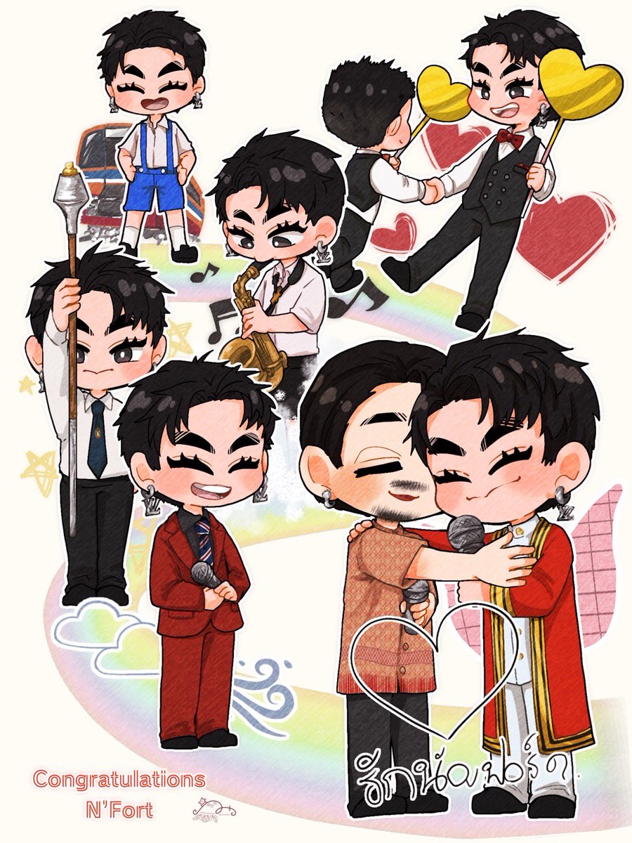 ishukaibl's tweet image. Thank you for the stream ❤️I was so excited watching the stream that I drew this !!

I was so moved watching @fort_fts &apos;s the path of life .
I sincerely hope that your life from now on will be wonderful as well✨

#FortFTS #ComeFortZon #BabyFeat 
 #AboutefFORTGraduated