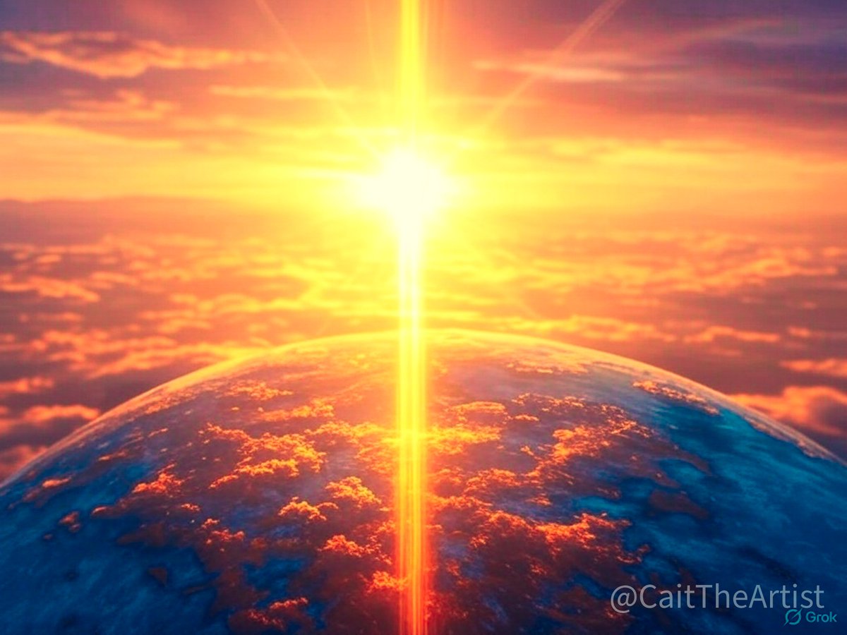 Light is shining bright again all over the World!
🌅🌎✝️