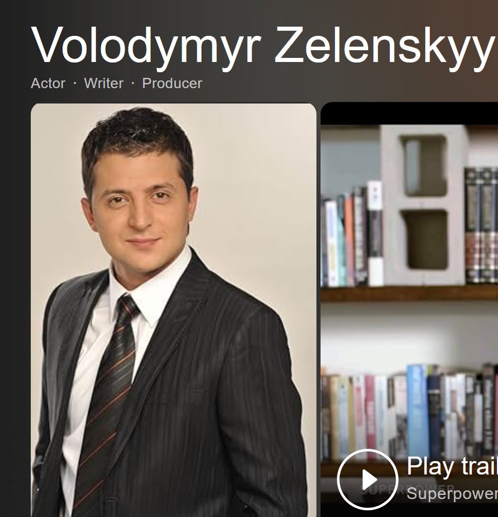 You are watching a movie.