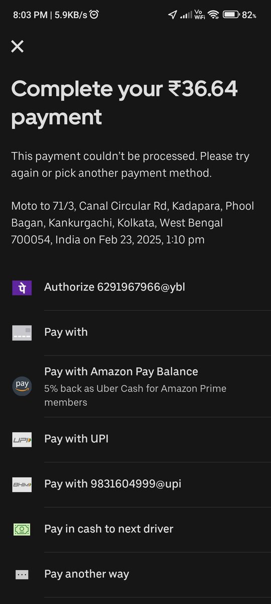 dds_Deepak18's tweet photo. @Uber_India @Uber it's the 2nd time I'm paying extra for the same ride and when I'm trying to contact customer care then there is nothing to contact anyone in the Uber app.
I think it's one of the major problem in Uber app. https://t.co/6pH9eaHwwK
