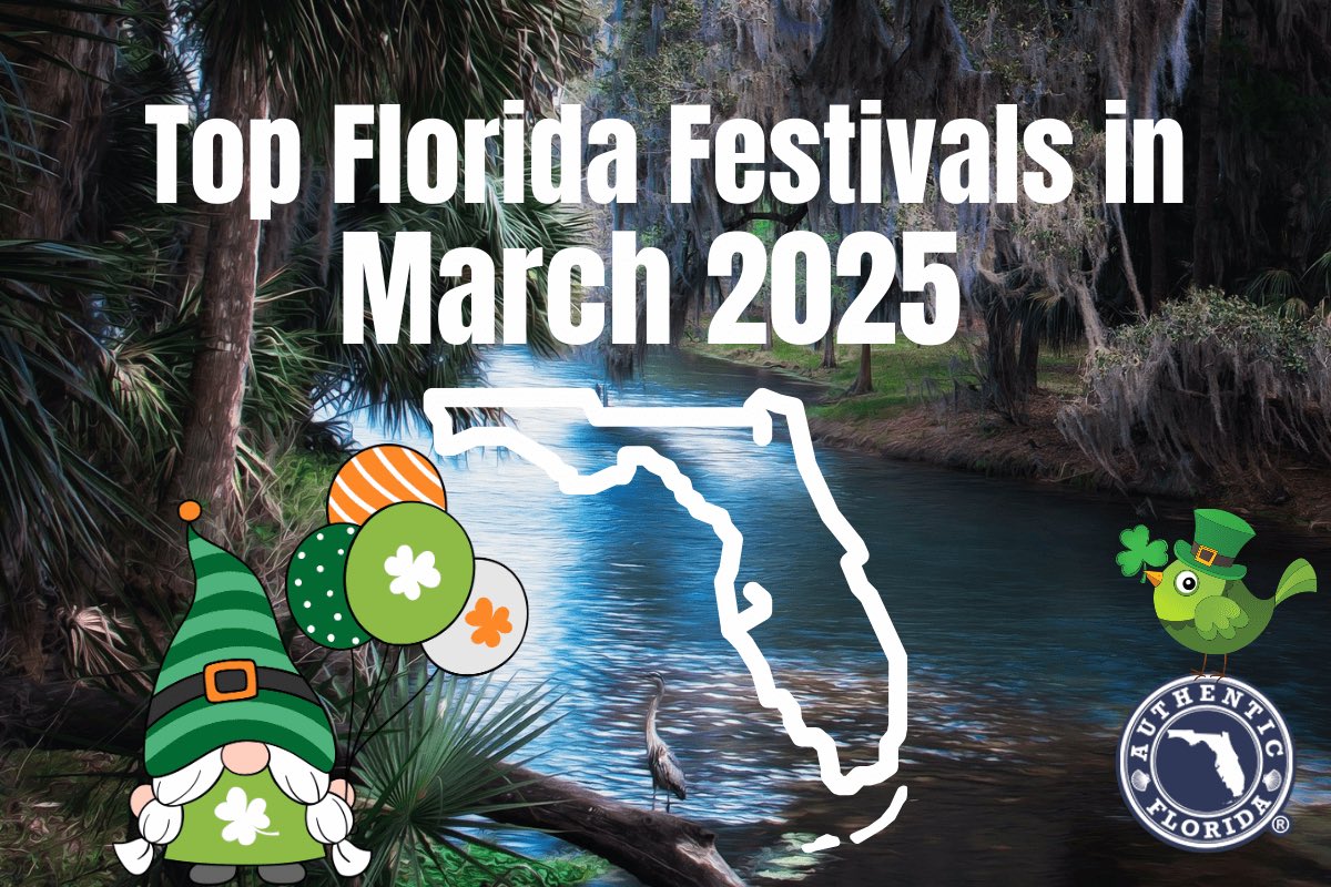 AuthenticFL's tweet photo. 26 Top Florida Festivals in March 2025 πβοΈπ‘
π https://t.co/XNbAJFOCbo
#Florida #March2025 #LoveAF #AuthenticFlorida https://t.co/2I0YY9uCsE