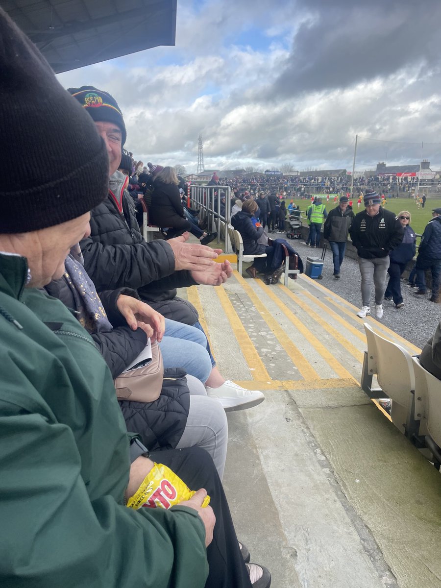 When the Northies from Tyrone bring their own Taytos. Inappropriate behaviour ⁦@Michael_NFL⁩
